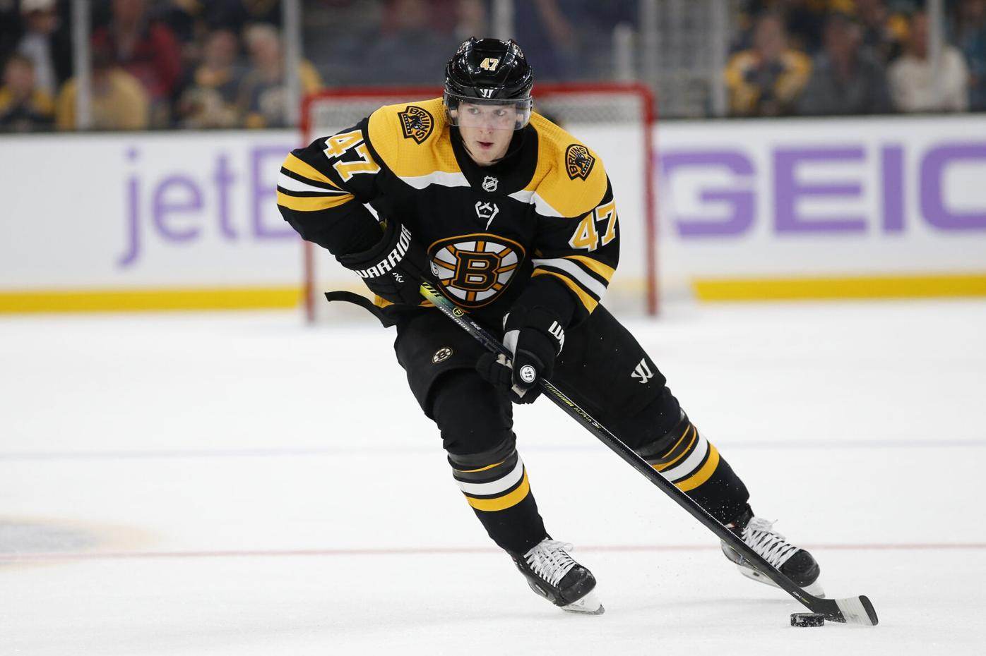 Bruins' Torey Krug hoping he'll be back with Boston when hockey returns