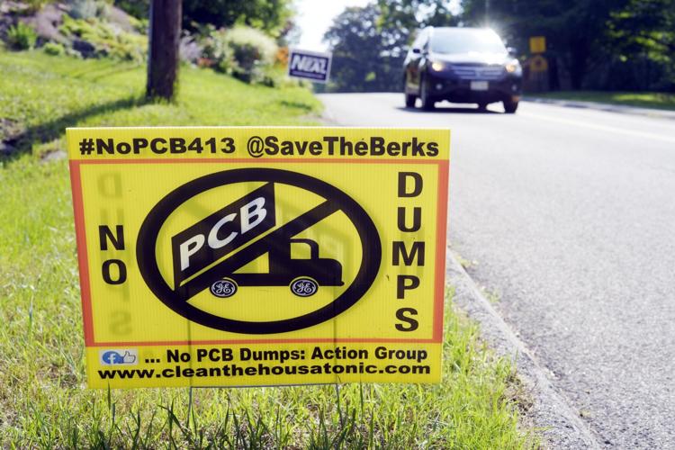 A lawn sign opposing a PCB dump site (copy)