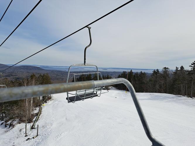 view from chairlift horizontal