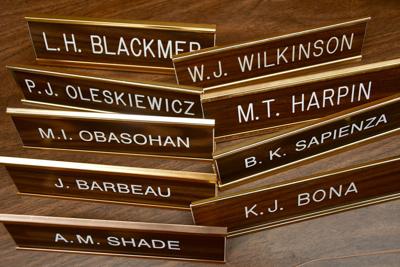 Name plates of city council members (copy)