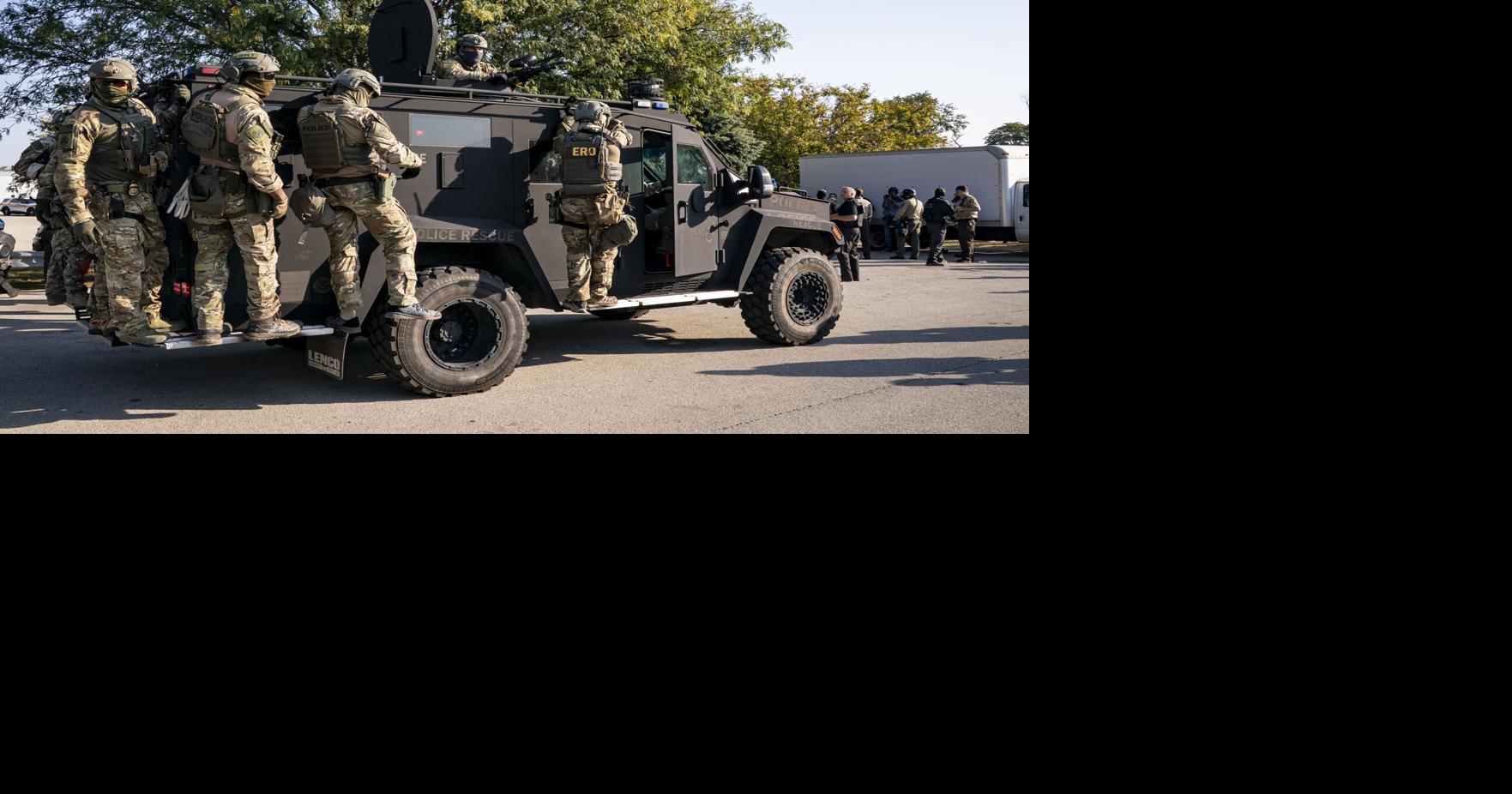 Local and state officials call on Lenco Industries to reconsider future contracts with ICE