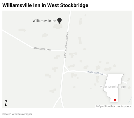 Williamsville Inn map