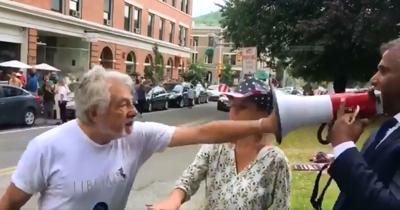 Assault charge for Elizabeth Warren supporter in rally incident