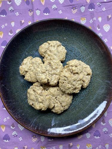 Oatmeal cookies on plate