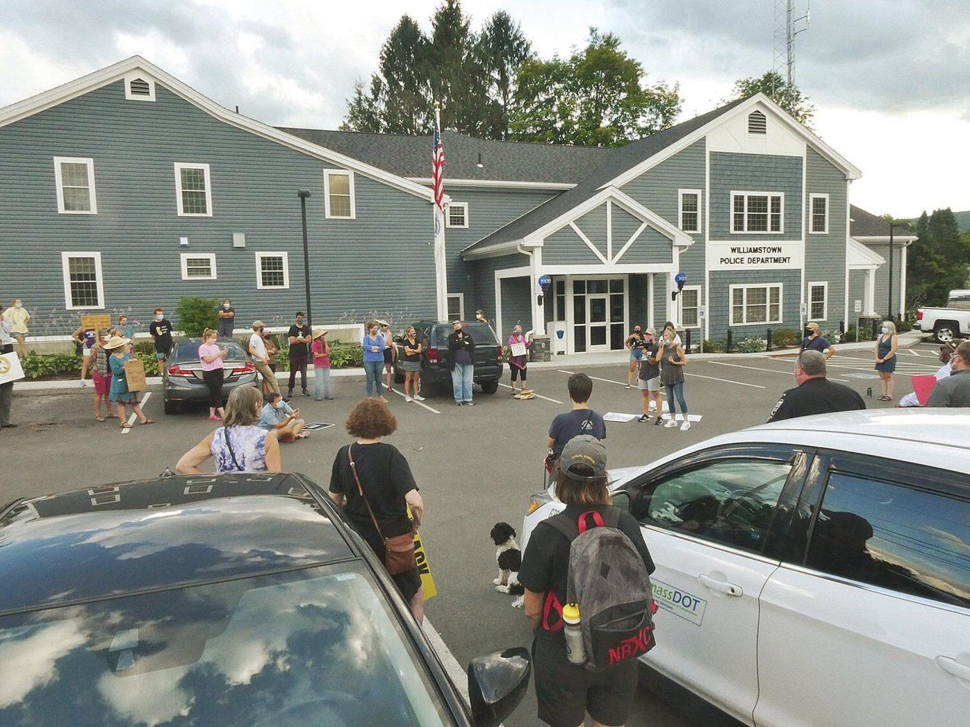 A sign of change? Williamstown protesters call for more police