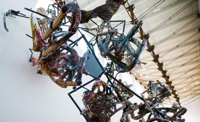 A view of a ceramic installation