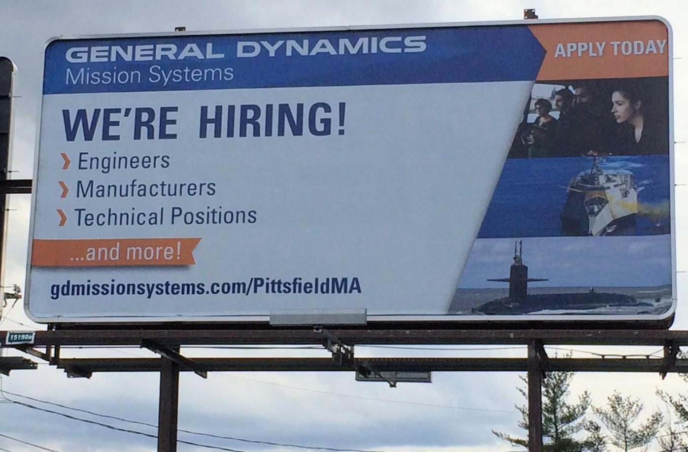 General Dynamics billboard