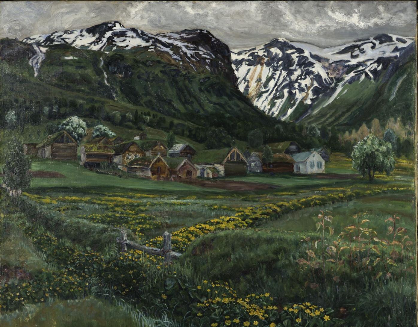 A June Night and Old Jølster Farm (copy)