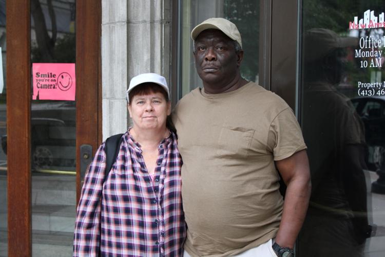 Lee Samuel Rose standing on the street with his wife Beverly(Juneteenth Video)