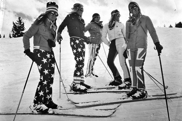 Vintage 80s Profile Snow Ski Stirrup Pants Black Women 26 Waist