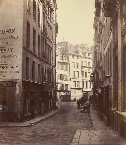 A photo of a Parisian street