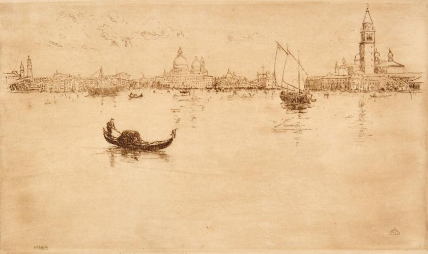 Etching of Venice