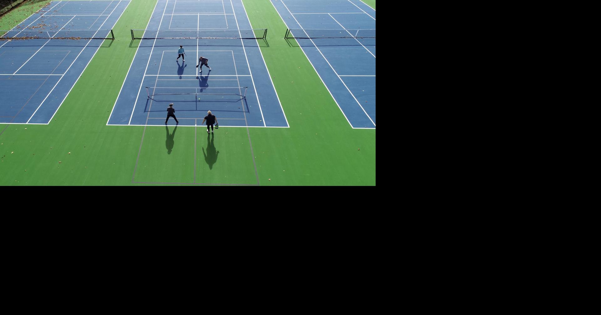 Pickleball fans can now play in Lenox on four new courts Central
