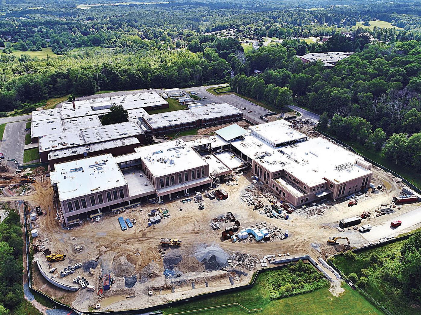 Tour of ongoing $120M Taconic High School building project ...