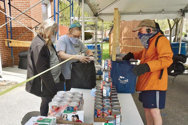 Food pantries see new, familiar faces, as pandemic pushes demand up