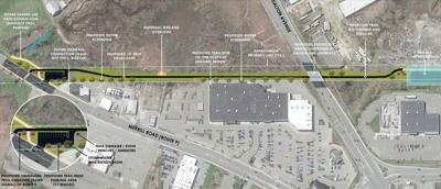 Delineation of Pittsfield Phase II of Ashuwillitcook Rail Trail extension