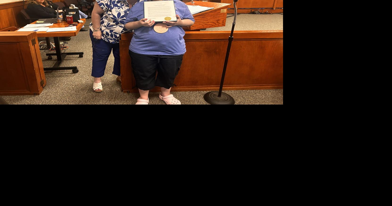 North Adams honors Special Olympics athlete Jenna Thomas for bringing home the bronze