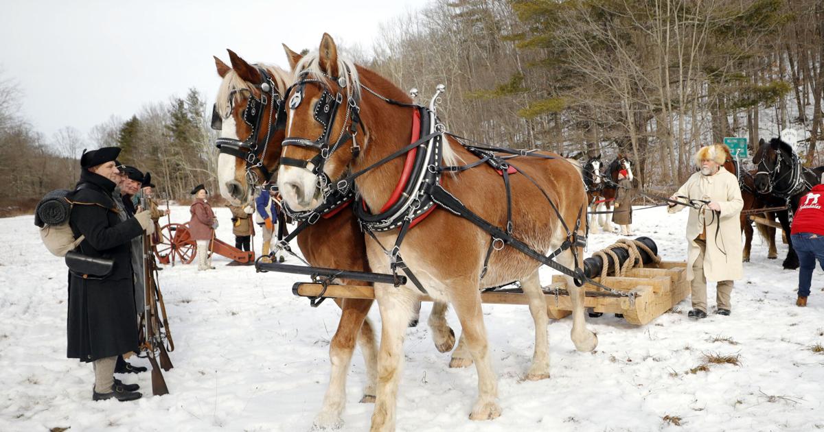 ‘Extraordinary feats’: 250 years later, Knox journey handoff reenacted at the Massachusetts–New York border