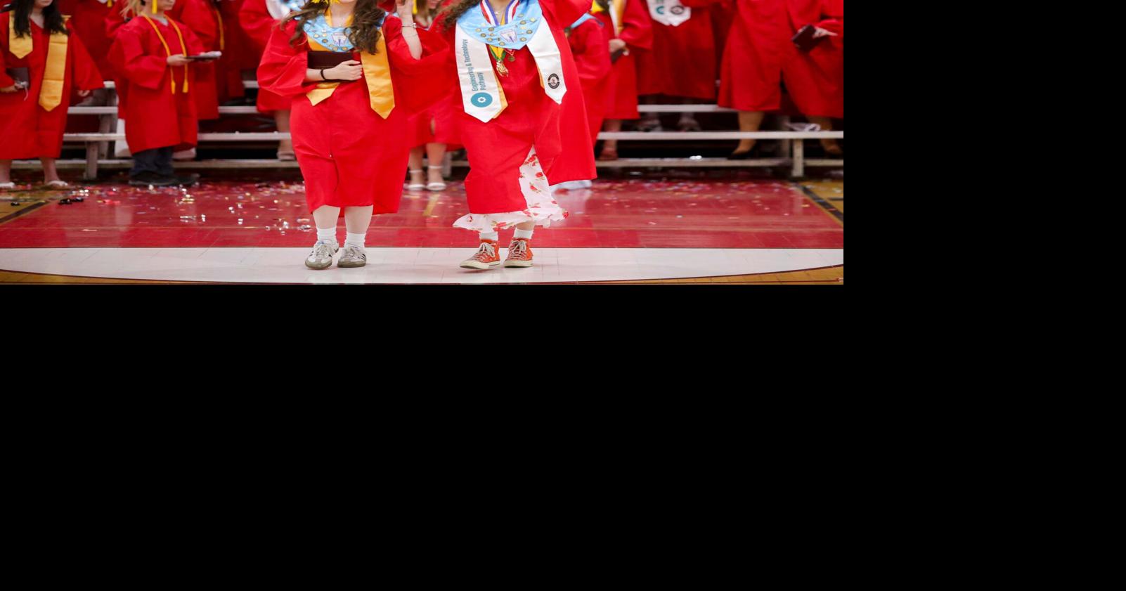 'In my corner': Hoosac Valley High School graduates thank the village that got them there