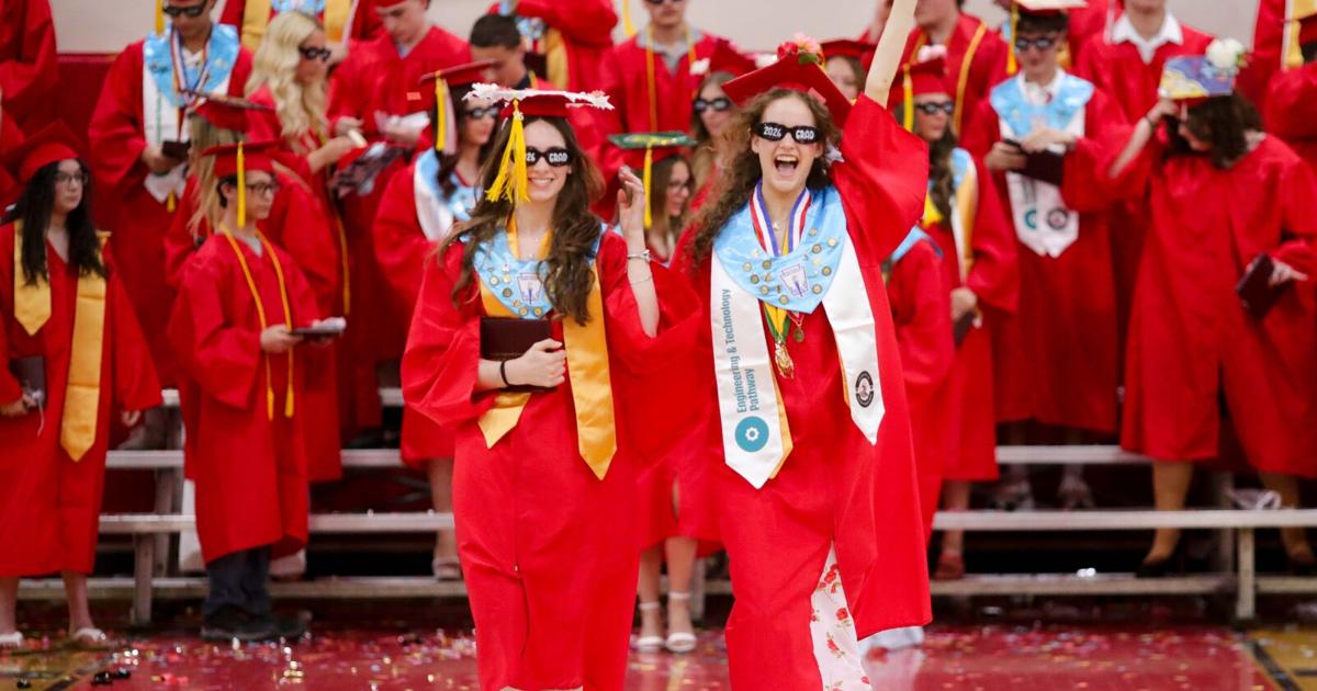 'In my corner': Hoosac Valley High School graduates thank the village that got them there