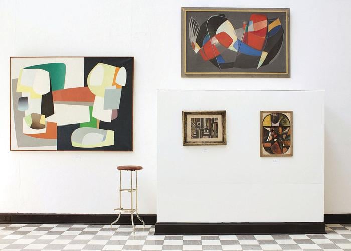 A collection of 'unseen' abstract art goes on view