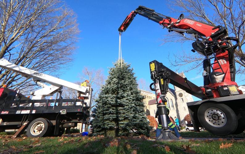 Downtown Pittsfield spruced up with fresh Christmas tree Local News