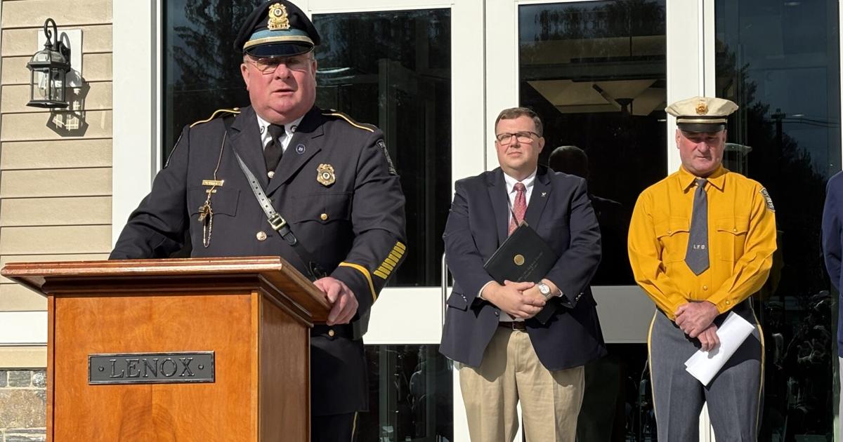 'Built for tomorrow,' new Lenox public safety complex touted as a tribute to first responders