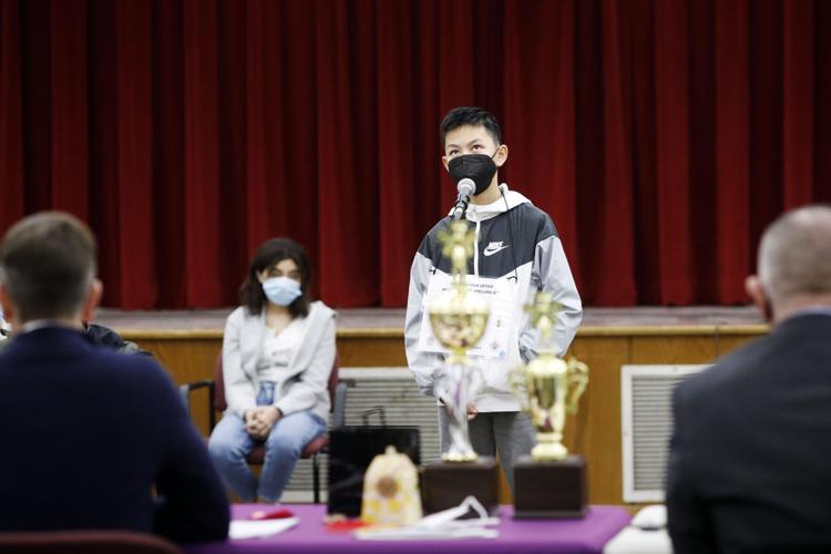 daniel lin competes in middle school spelling bee