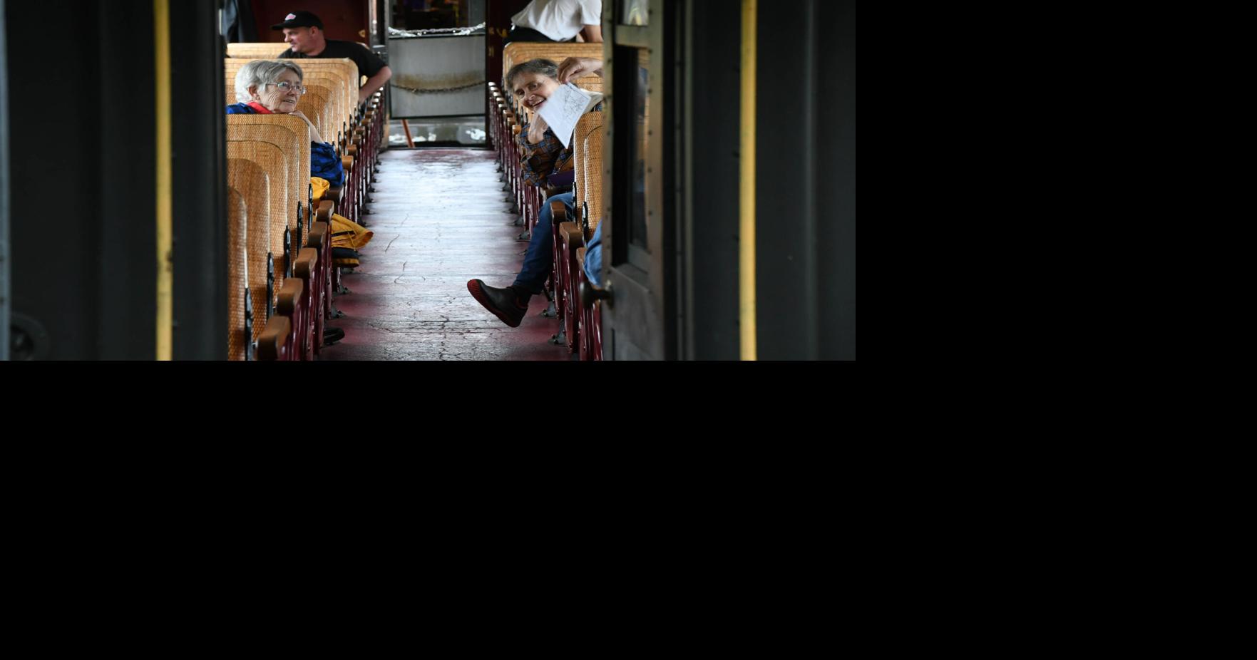 People on a train |