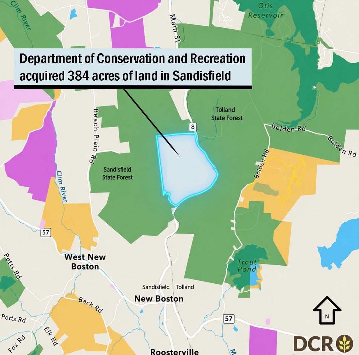 DCR acquires 384 acres of land in Sandisfield | | The Berkshire Eagle