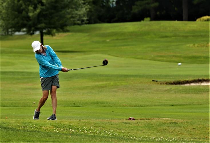 mace foehl swings a golf club