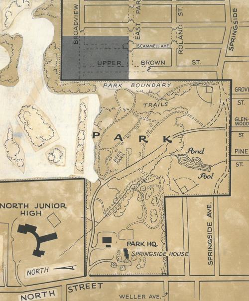 Springside Park Map History, White Terrace Fire Pittsfield Map