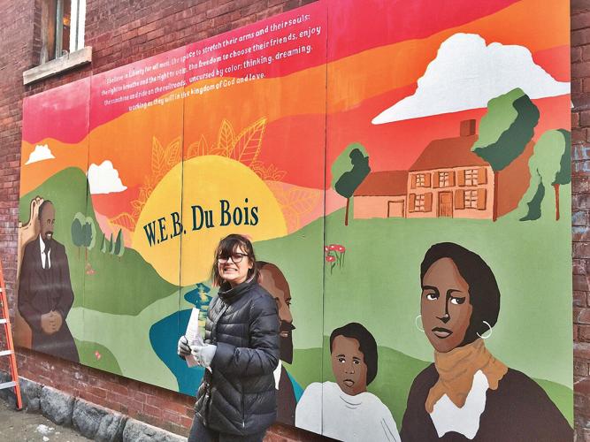 Art in honor: W.E.B. Du Bois mural goes up in Great Barrington