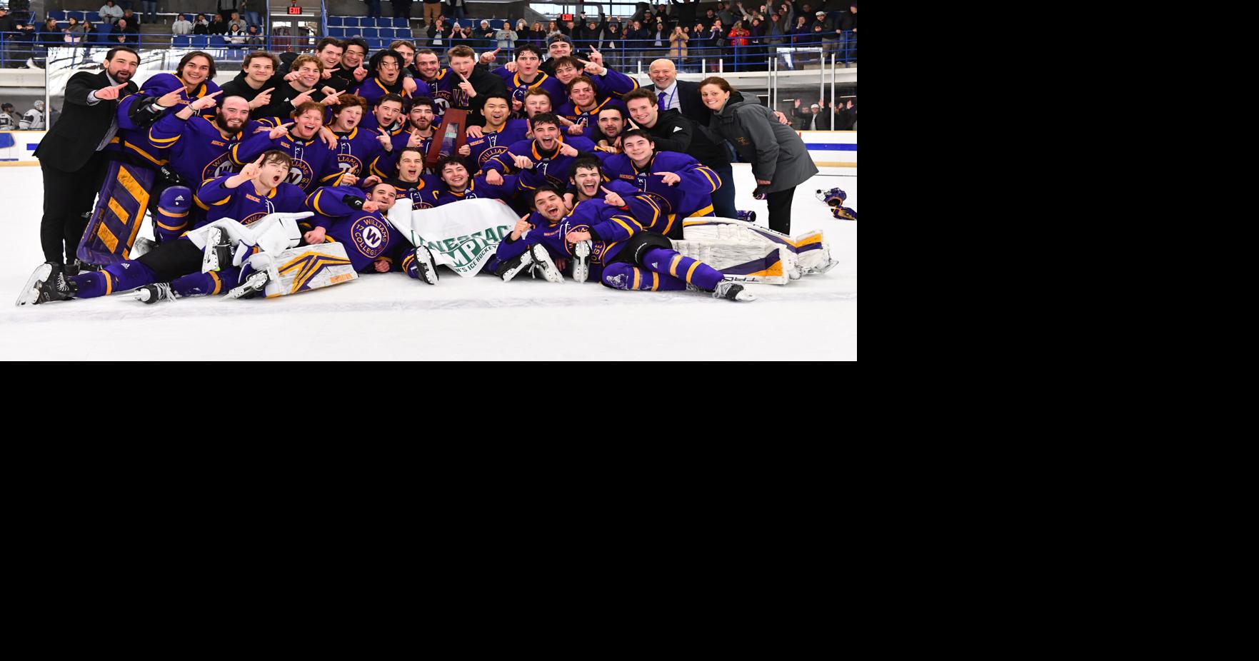 Williams men win first-ever NESCAC hockey title, will join the Eph women in their NCAA D-III tourney fields