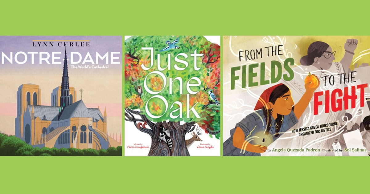 3 new nonfiction picture books for kids examine nature, Notre-Dame and social justice