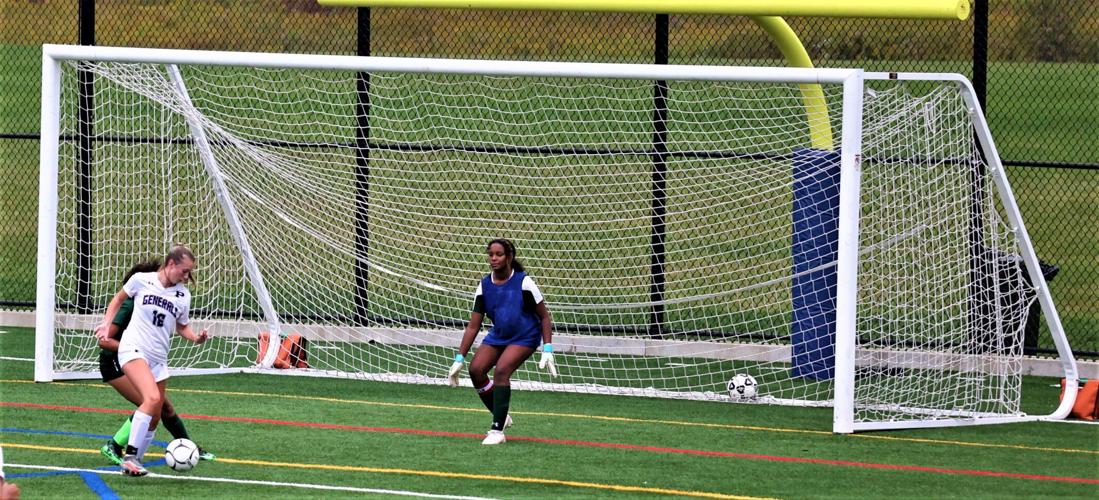 Allie Schnopp and Tatyana Curtis Play Soccer