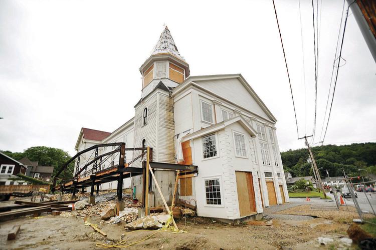 With 'flying church' renovations progressing, developer has high hopes