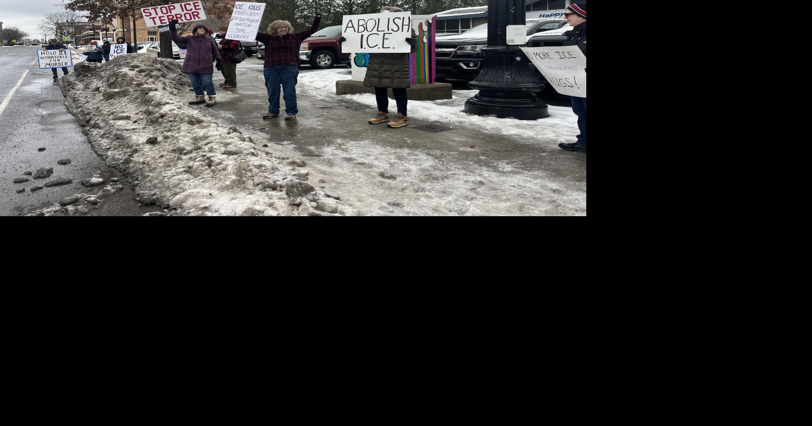 Protesters in Pittsfield express outrage at ICE killing of woman in Minneapolis