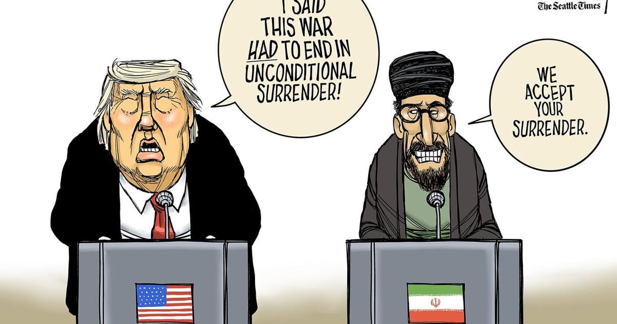 America surrenders, unconditionally
