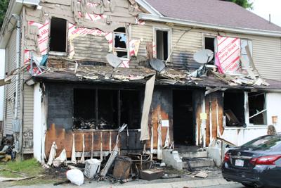 Picture of the burned property at 91-93 Orchard Street
