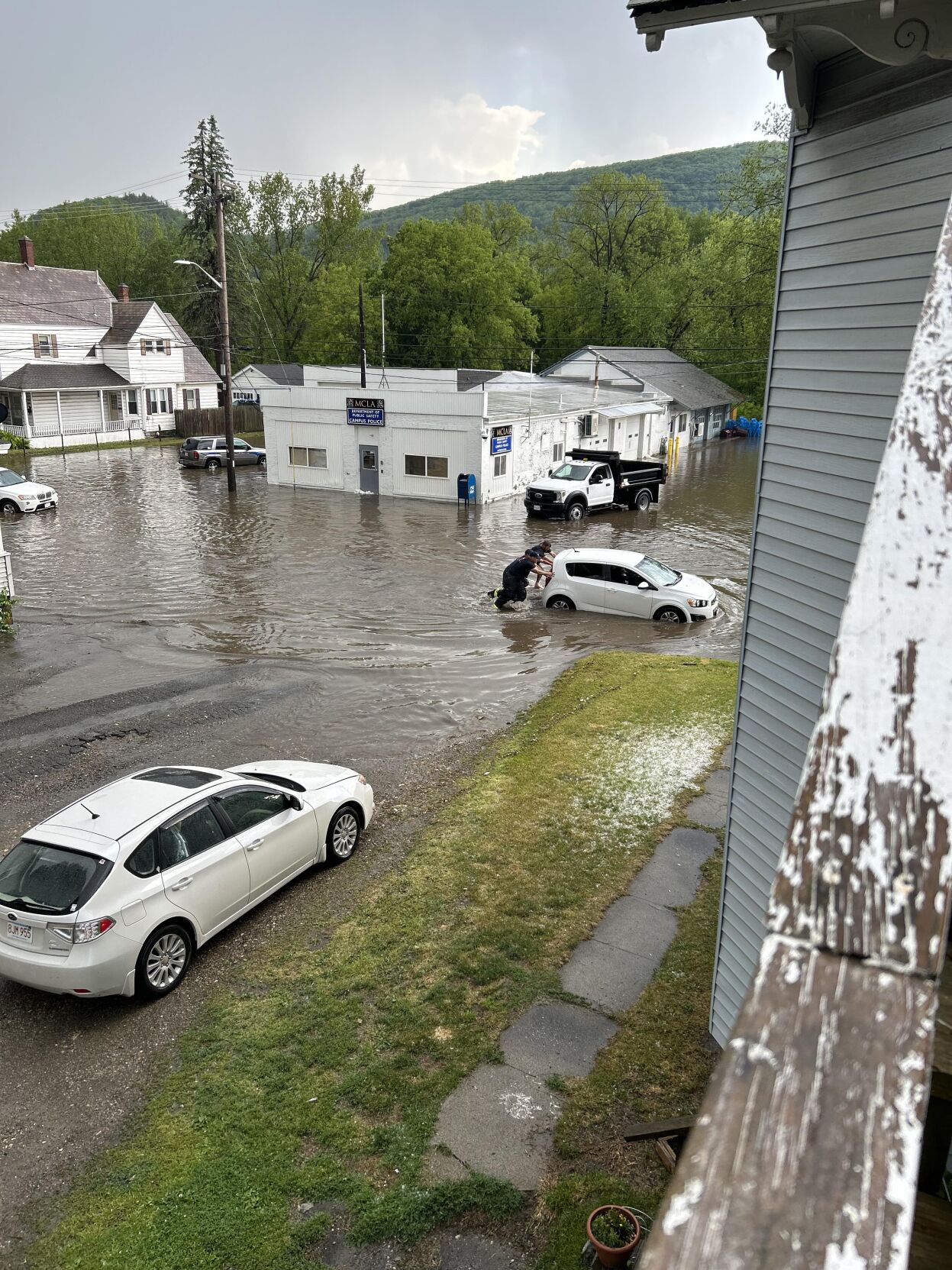 Storm Brings 4 To 5 Inches Of Rain Hail Flooding And A Possible Dust Devil To North Adams