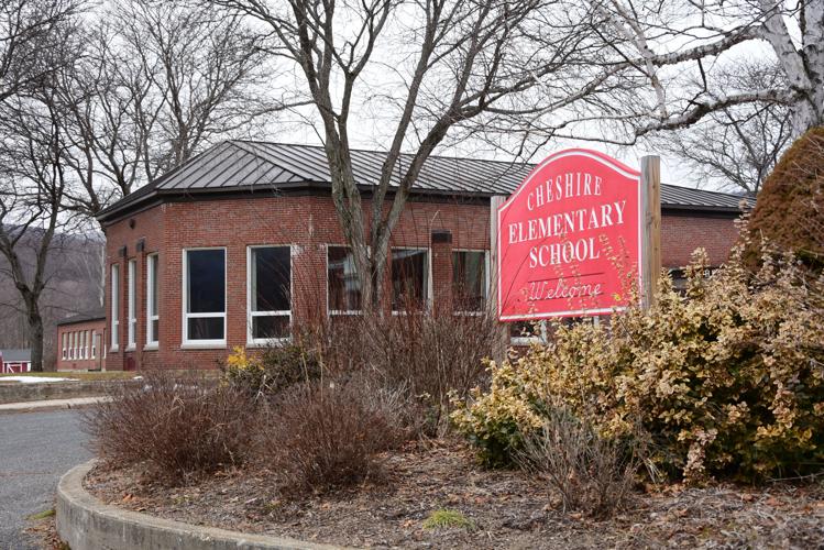 Original section of Cheshire Elementary School sealed off, faces