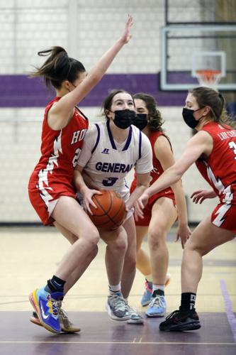 charlotte goodnow in center of hoosac valley defenders