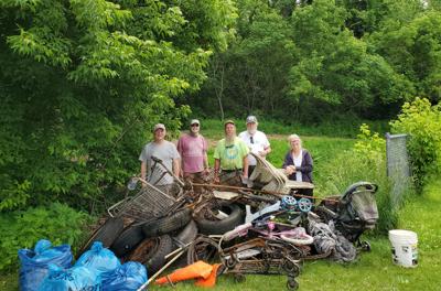 junk pulled from hoosic river