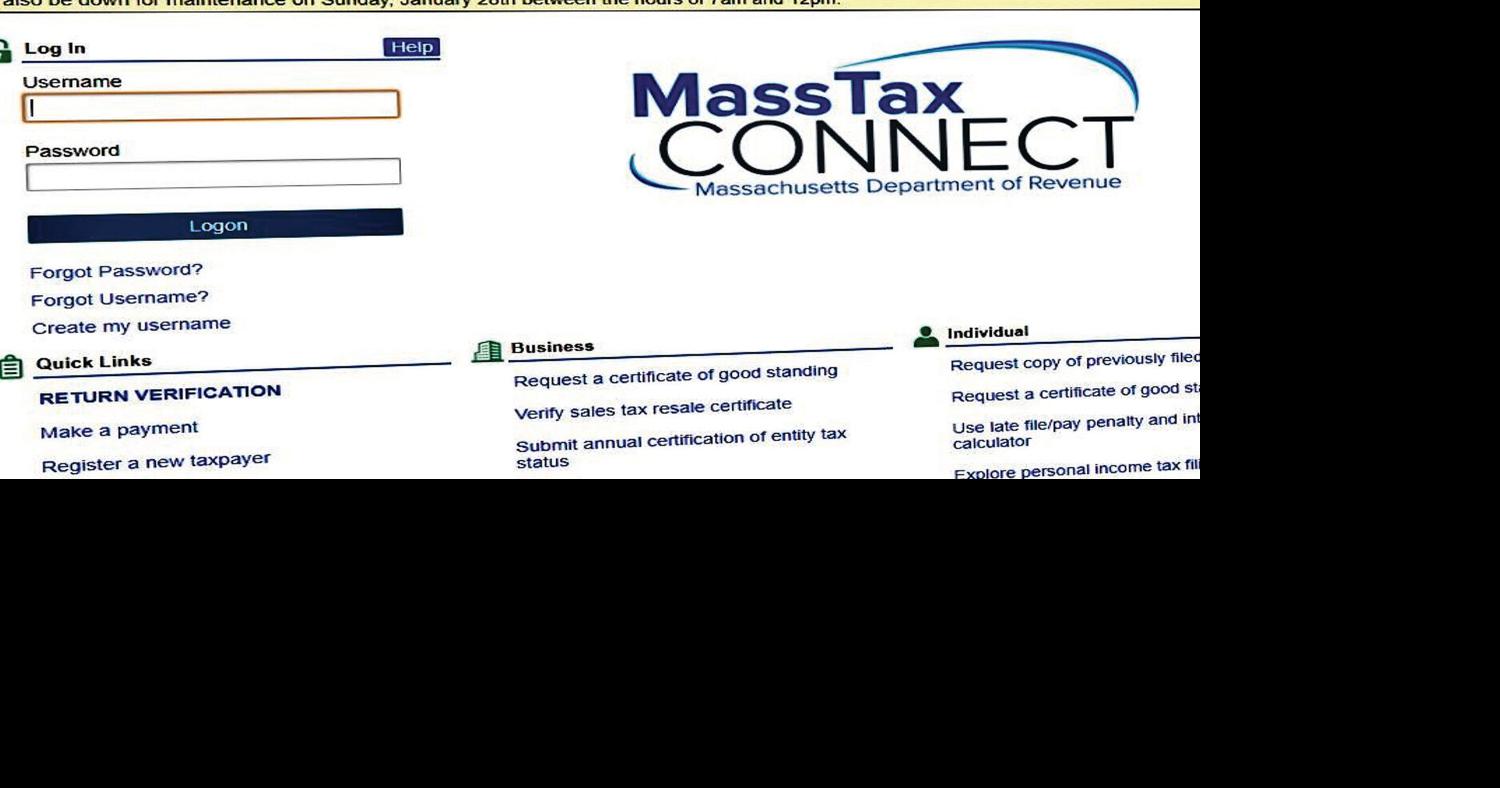 mass tax connect certificate of good standing