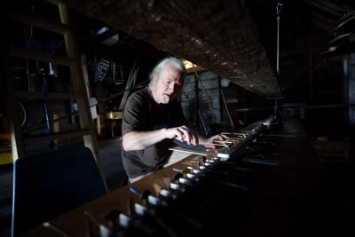 Inside Mark Stewart's barn of wacky and beautiful instruments