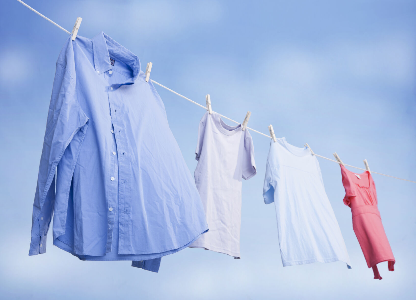 Clothes hung discount out to dry