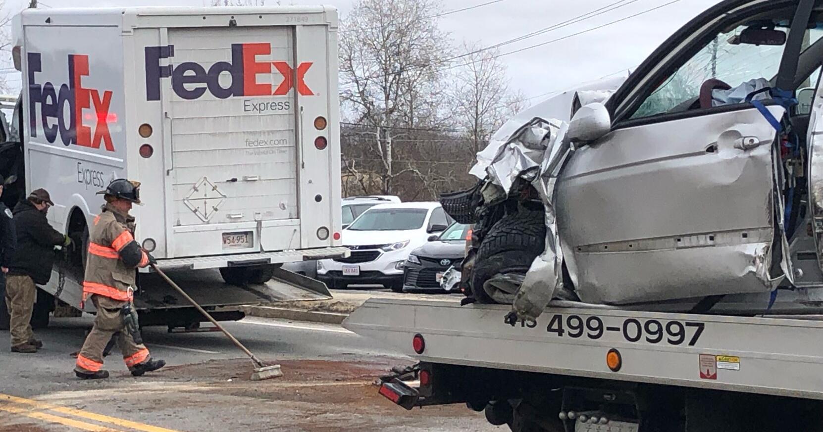 Head-on collision on busy Merrill Road sent 2 to hospital, brought traffic to a halt Tuesday morning - Vimarsana News