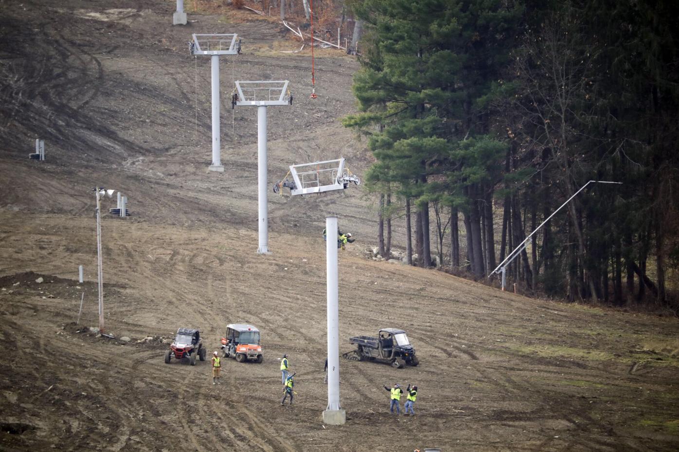 Chairlift goes up at Bousquet