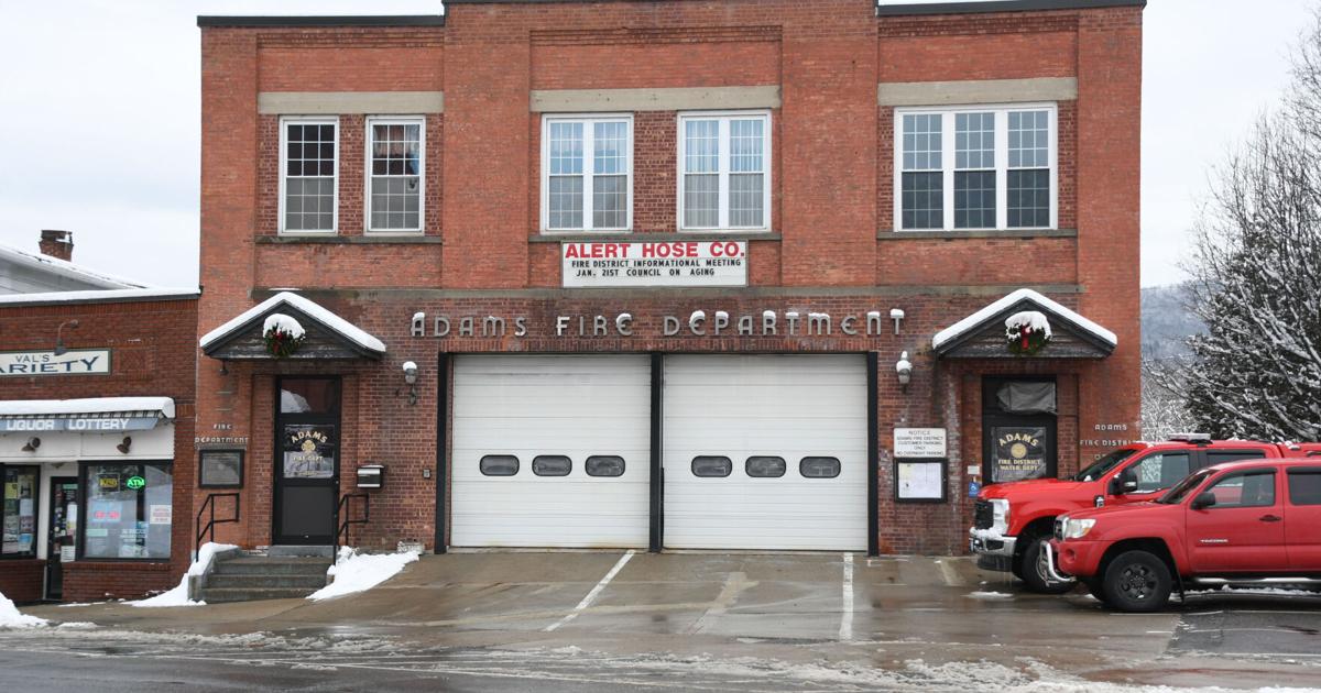 Adams Fire District to vote on adding full-time firefighters, studying space needs and rehabbing a pump station